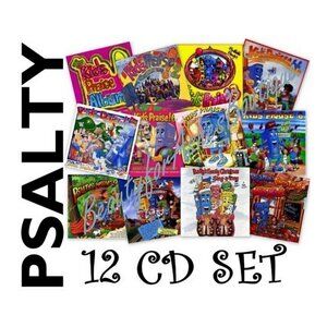 Psalty the Singing Songbook Kids Praise! Childrens Worship Songs CD Set of 12